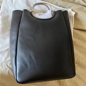 Derek Lam 10 Crosby. Hudson bucket tote. Black.